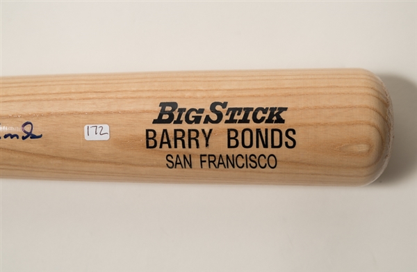 Barry Bonds Signed Rawlings Big Stick Baseball Bat - JSA